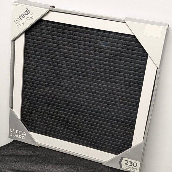 NWT! Real Living Framed Letter Board w/230 Characters - Picture 3 of 3